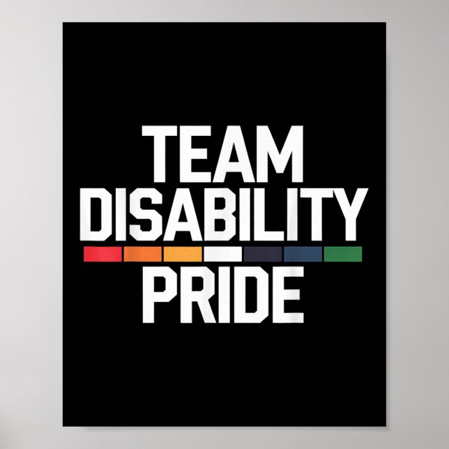Advocation of Disability Pride Month Awareness Poster (Vorne)