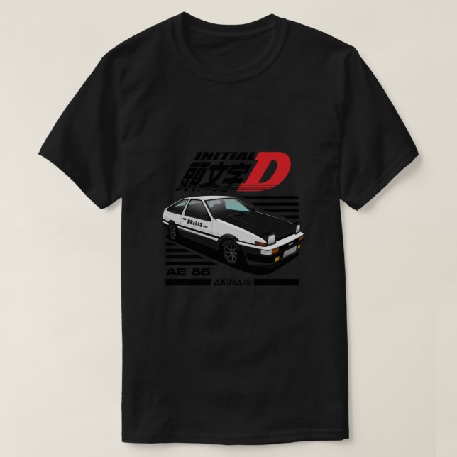 AE86 T-shirt initial D essentiel (Design devant)
