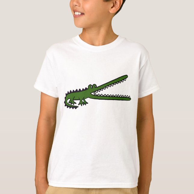 AE- Crocodile Cartoon T - Shirt (Vorderseite)