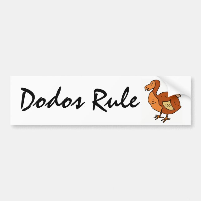 AE, Dodos-Regel-Autoaufkleber Autoaufkleber (Vorne)