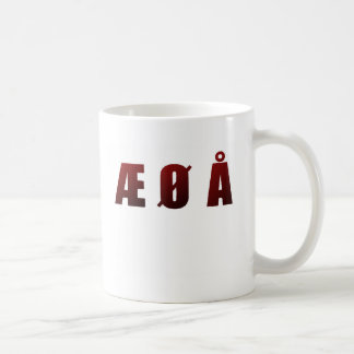 Æ Ø Å KAFFEETASSE