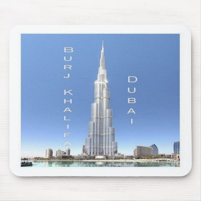 AE United Arab Emirates - Dubai - Burj Khalifa Mousepad (Vorne)