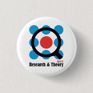 AECT Forschung und Theorie-Knopf Button