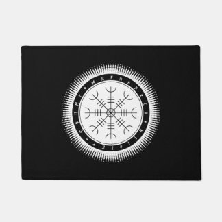 Aegishjalmr Halftone Doormats Fußmatte