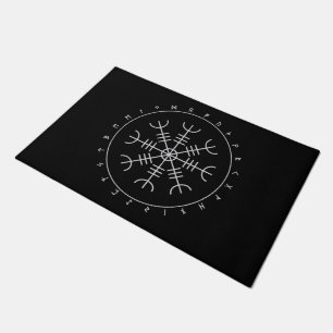 Aegishjalmr Runes Doormats Fußmatte