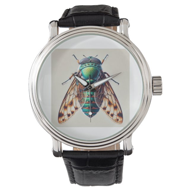 Aegocidnexocentrus 010824IREF205 - Watercolor Armbanduhr (Vorderseite)