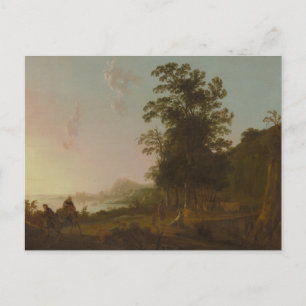 Aelbert Cuyp - Landschaft mit dem Flug nach Ägypte Postkarte
