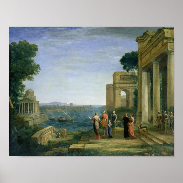 Aeneas and Dido in Carthage, 1675 Poster (Vorne)