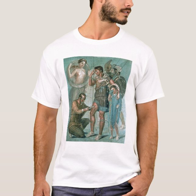 Aeneas verletzte, von Pompeji T-Shirt (Vorderseite)
