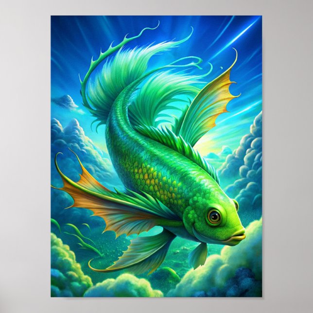 "Aerial Aquatics" Poster (Vorne)