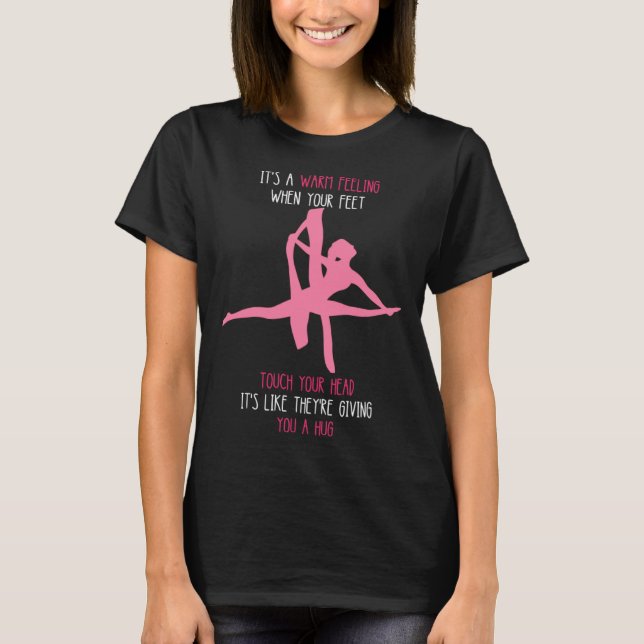 Aerial Hoop Warm Feeling Circus Lyra Air Acrobatic T-Shirt (Vorderseite)