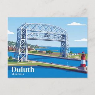 Aerial Lift Bridge USA Postkarte