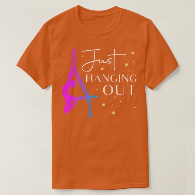 Aerial Silks Dancer Aerialist Fun Aerial Yoga T-Shirt (Design vorne)