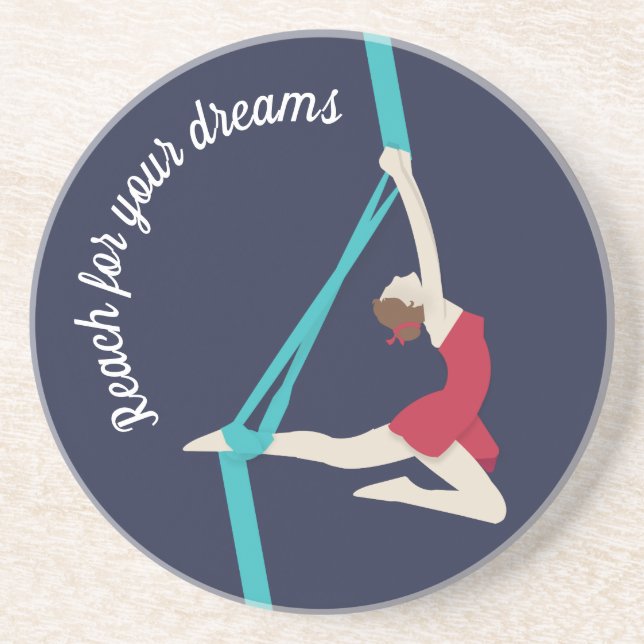 Aerial Silks Getränkeuntersetzer (Vorne)