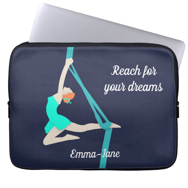 Aerial Silks Laptopschutzhülle (Vorderseite)