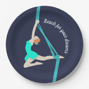 Aerial Silks Pappteller