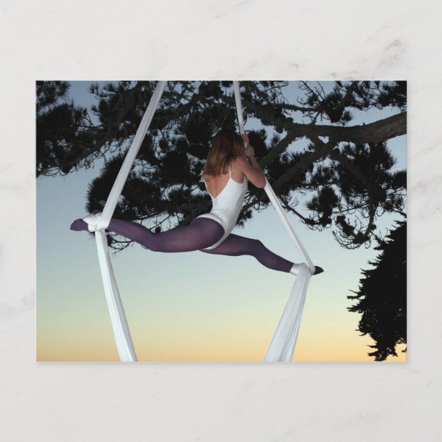 Aerial Silks Postkarte (Vorderseite)