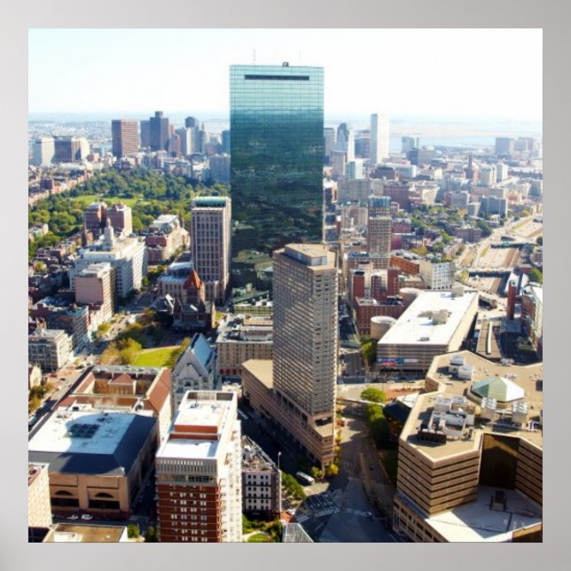 Aerial view of Boston 2 Poster (Vorne)