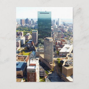 Aerial view of Boston 2 Postkarte
