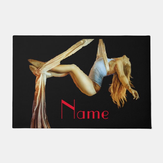Aerial Yoga Fitness Thunder_Cove Fußmatte (Vorderseite)