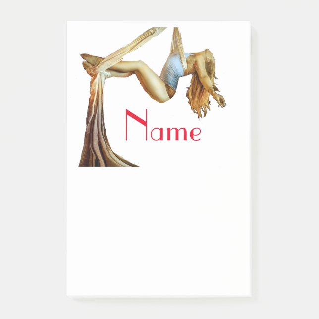 Aerial Yoga Fitness Thunder_Cove Post-it Klebezettel (Vorderseite)