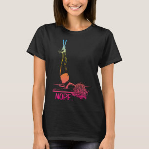 Aerial Yoga Hammock Nope Color T-Shirt