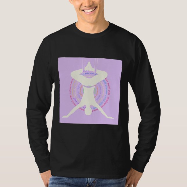 Aerial Yoga T-Shirt (Vorderseite)