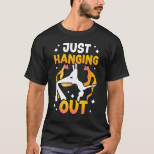 Aerialist Aerial Yoga Performer und Fliegerseide A T-Shirt