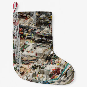AERIELLE FOTOGRAFIE DES GEBÄUDE KLEINER WEIHNACHTSSTRUMPF