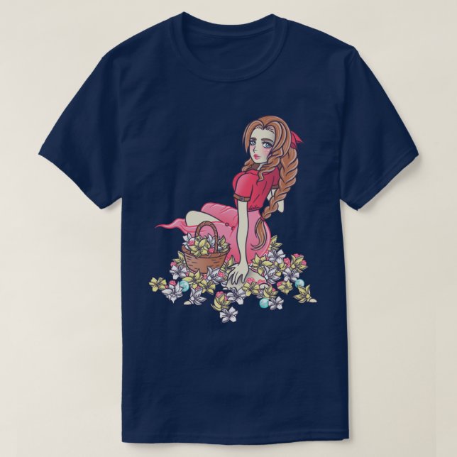 Aerith T-Shirt (Design vorne)