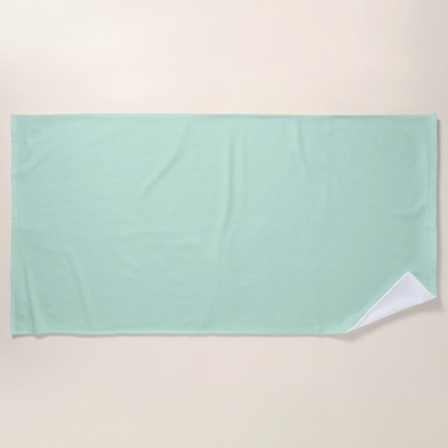 Aero blau	 (Vollfarbe)  Strandtuch (Vorderseite)