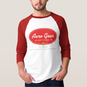 AERO·GEAR™ durch Parisistos® runde Logo-Farbh T-Shirt