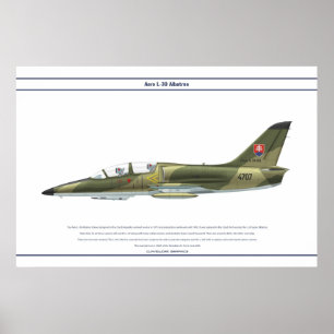 Aero L-39 Slowakei Poster