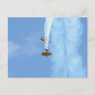 Aerobic Biplanes Postkarte