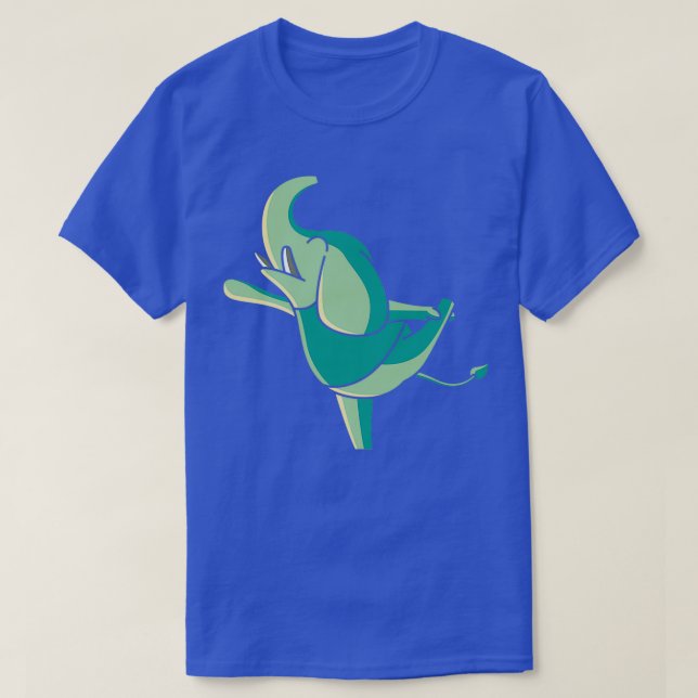 Aerobic Elefant T-Shirt (Design vorne)