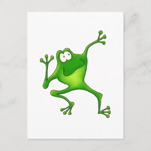 Aerobic Frog Postkarte