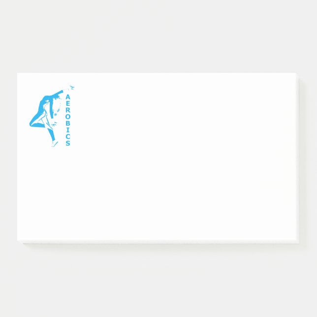 Aerobic Post-it Klebezettel (Vorderseite)