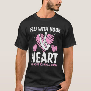 Aerobic Seidentanz Luft-Yoga Turnhalle Akrobaten A T-Shirt