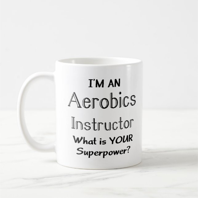 Aerobiklehrer Kaffeetasse (Links)