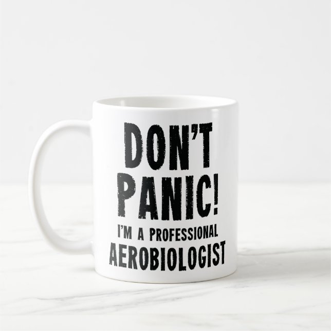 Aerobiologe Kaffeetasse (Links)
