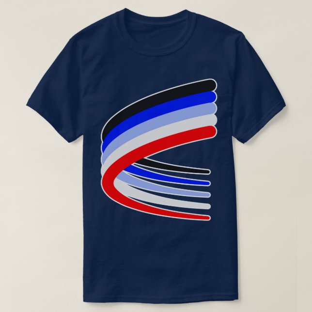 Aerodrome Weiße Kontur T-Shirt (Design vorne)