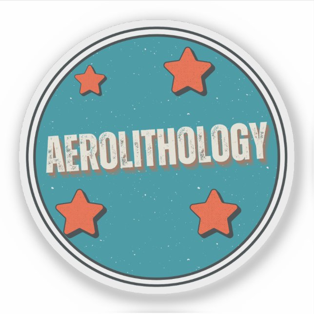 Aerolithologie Aufkleber (Vorderseite)