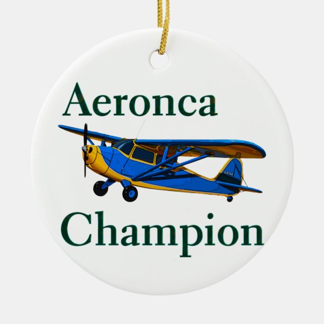 Aeronca Champion Keramikornament (Vorne)