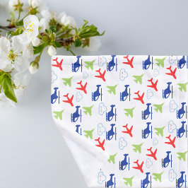 Aéronef et nuages colorés amusant Aviateur