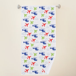 Aéronef et nuages colorés amusant Aviateur