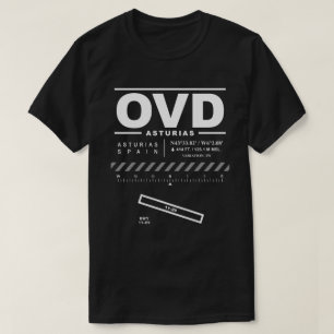 Aéroport des Asturies - T-Shirt OVD