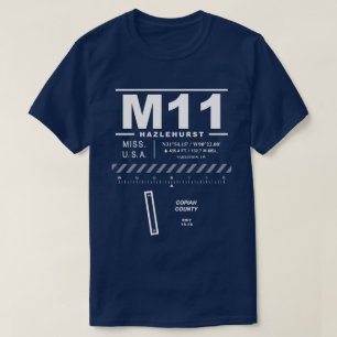 Aéroport du comté de Copiah M11 T-Shirt