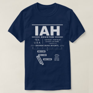 Aéroport intercontinental George Bush IAH T-Shirt