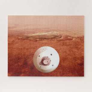 Aeroshell mit Dauerabstieg in die Mars
