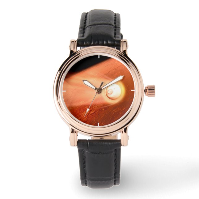 Aeroshell mit Dauerabstieg in die Mars Armbanduhr (Vorderseite)